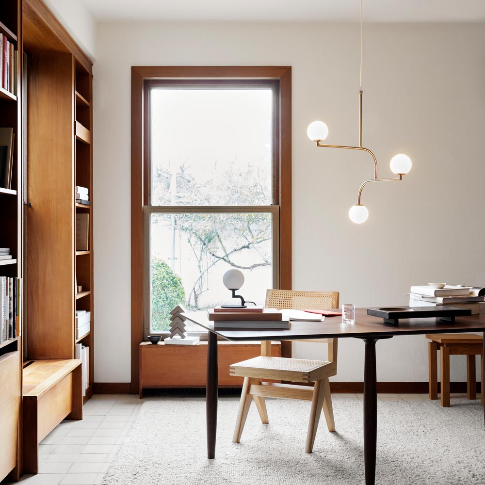 Mobil Pendant Light in reading room.