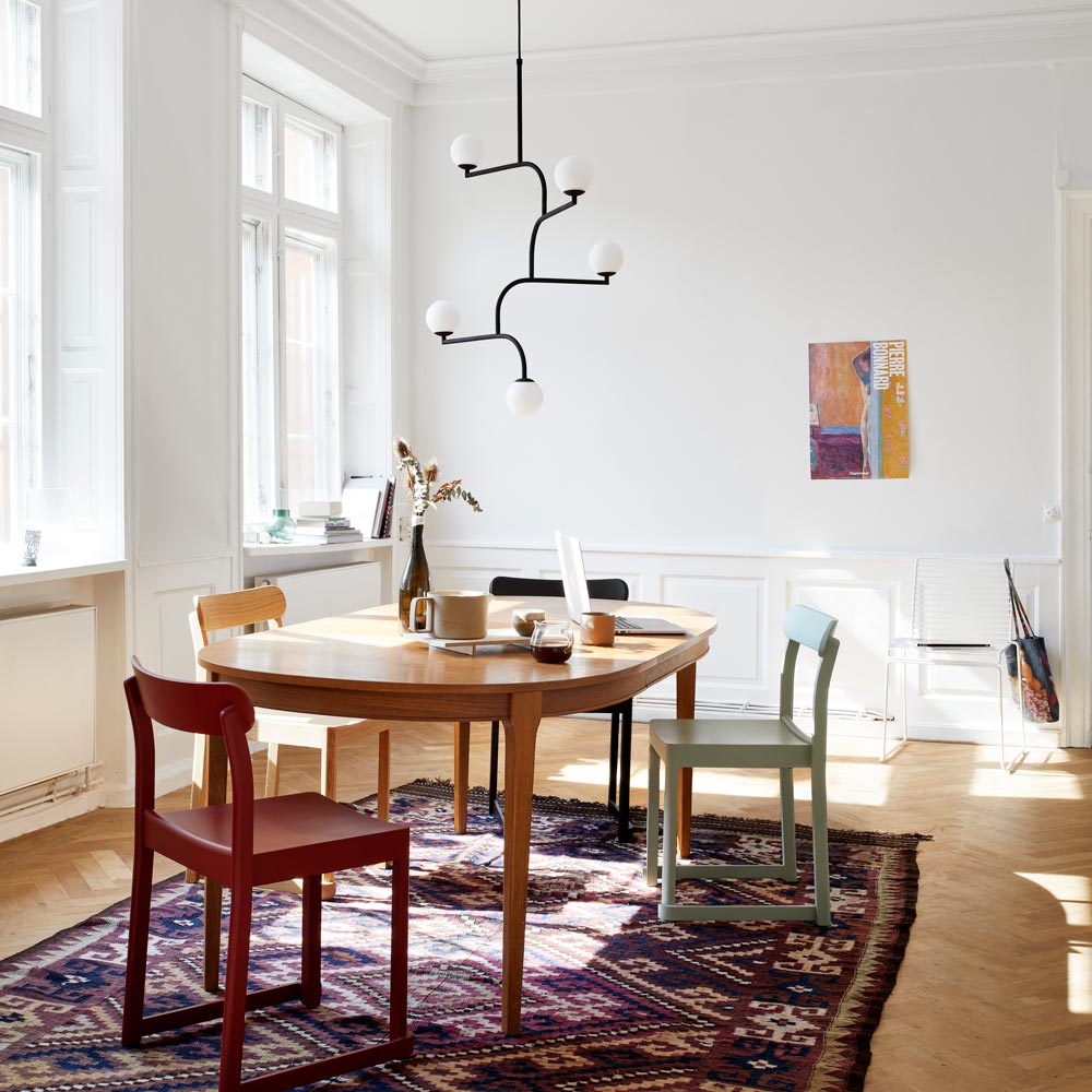 Mobil Pendant Light in living room.