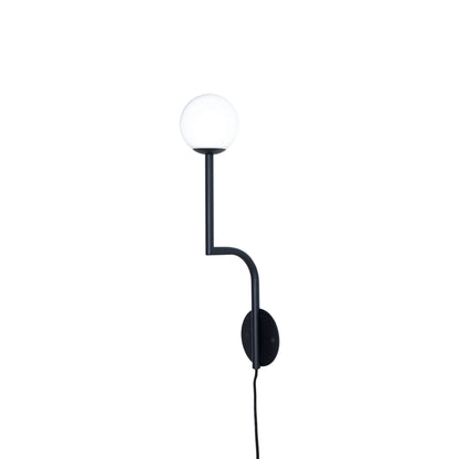 Mobil Wall Light in Black (Cable/Medium).