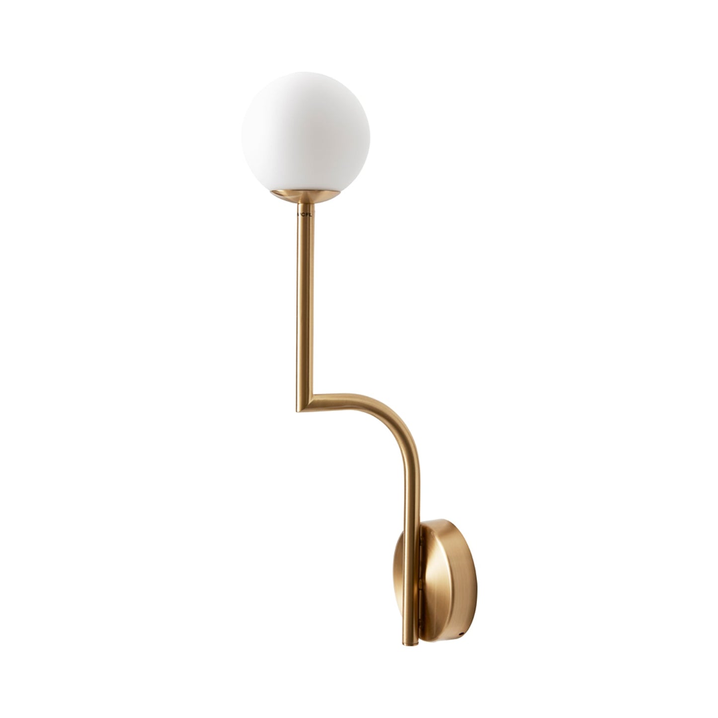 Mobil Wall Light in Brass (Fixed Installation/Medium).