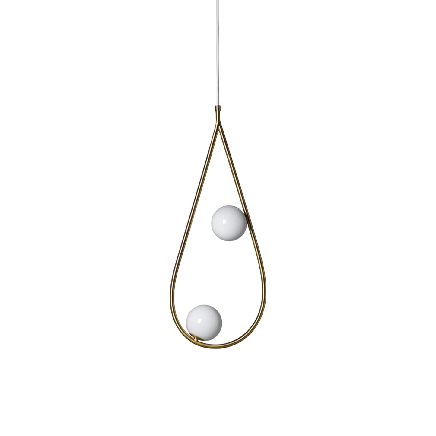 Pearls Pendant Light in Brass (Small).