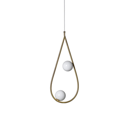 Pearls Pendant Light in Brass (Small).