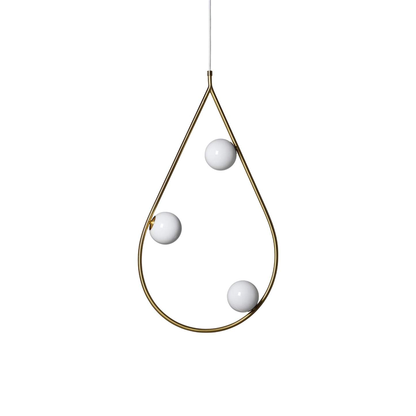 Pearls Pendant Light in Brass (Large).