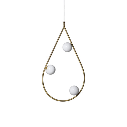 Pearls Pendant Light in Brass (Large).