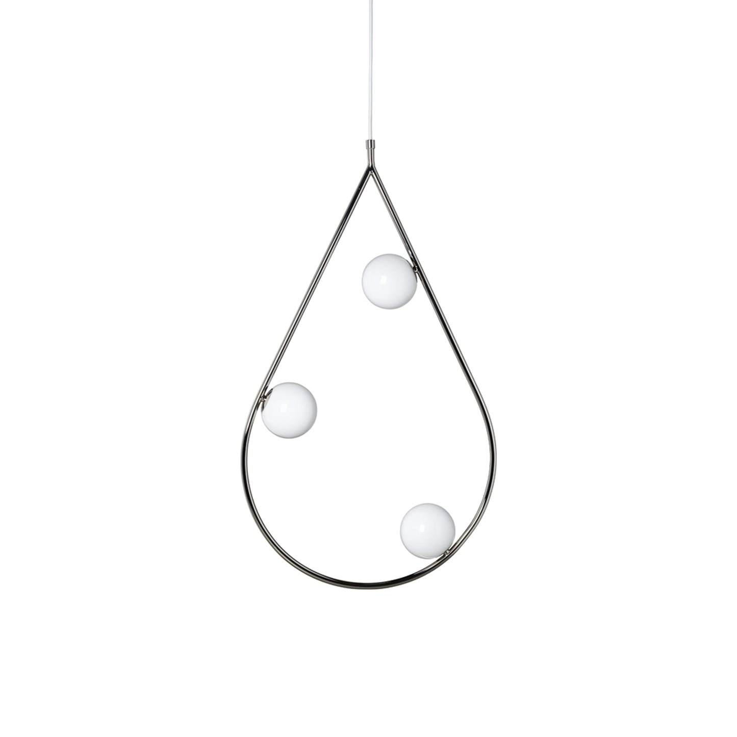 Pearls Pendant Light in Nickel (Large).