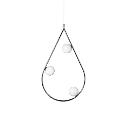 Pearls Pendant Light in Nickel (Large).
