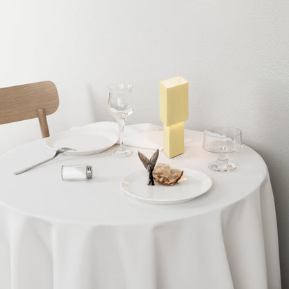 Romb Mini LED Rechargeable Table Lamp in restaurant.