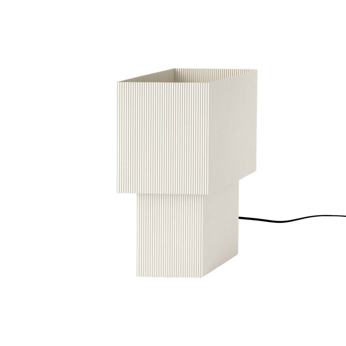 Romb Table Lamp in Cotton (Small).