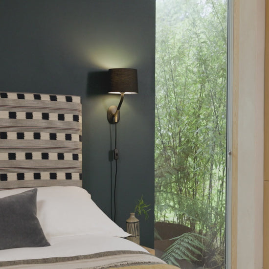 Arbor Plug-In Wall Light - Video.
