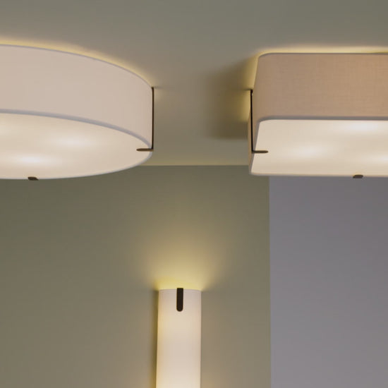 Elba Round Flush Mount Ceiling Light - Video.
