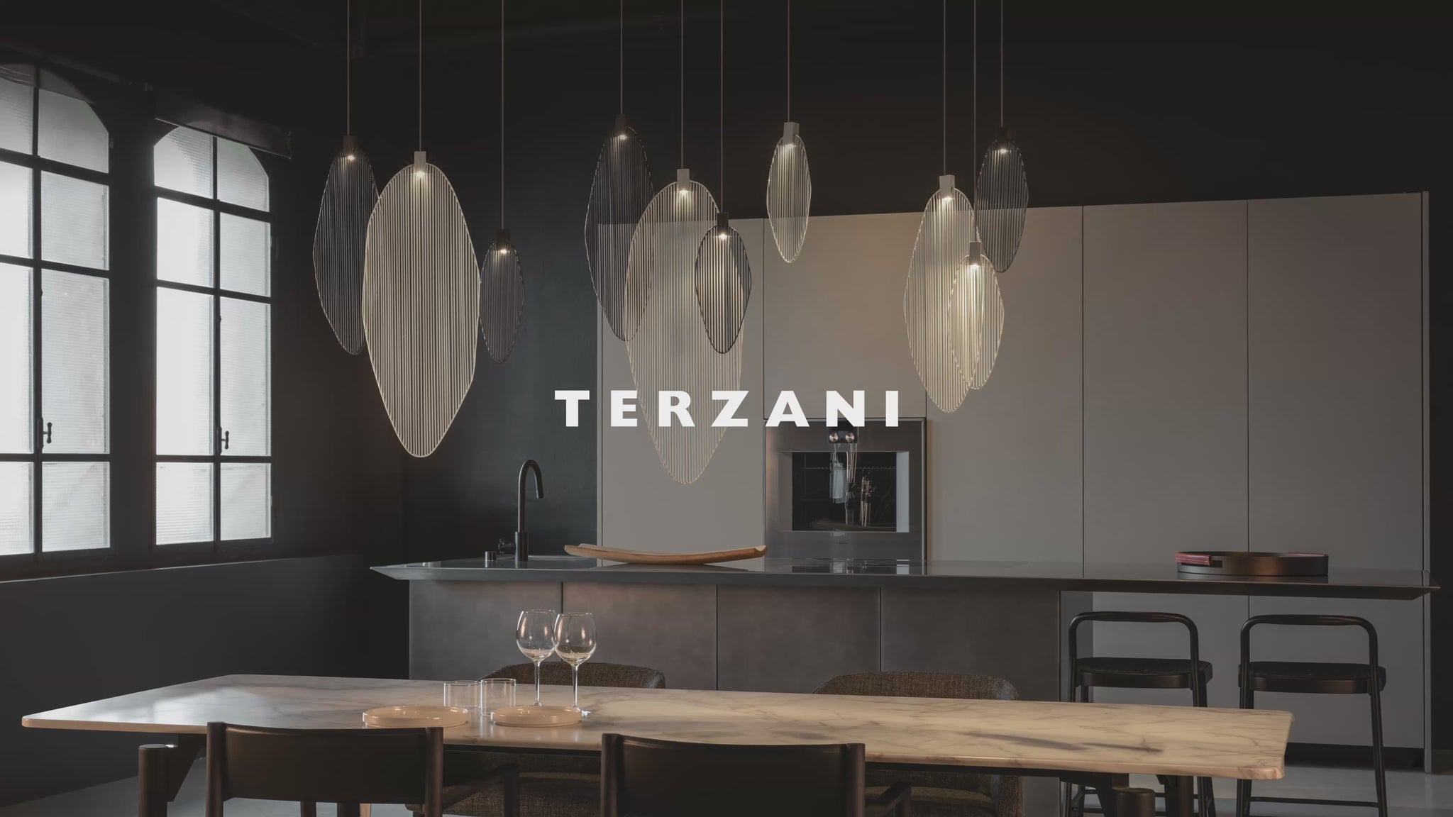Harpe Multi Light LED Pendant Light - Video.