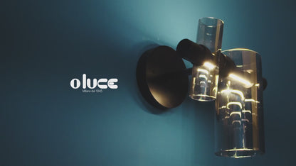 Dancing Glass LED Wall Light (video).