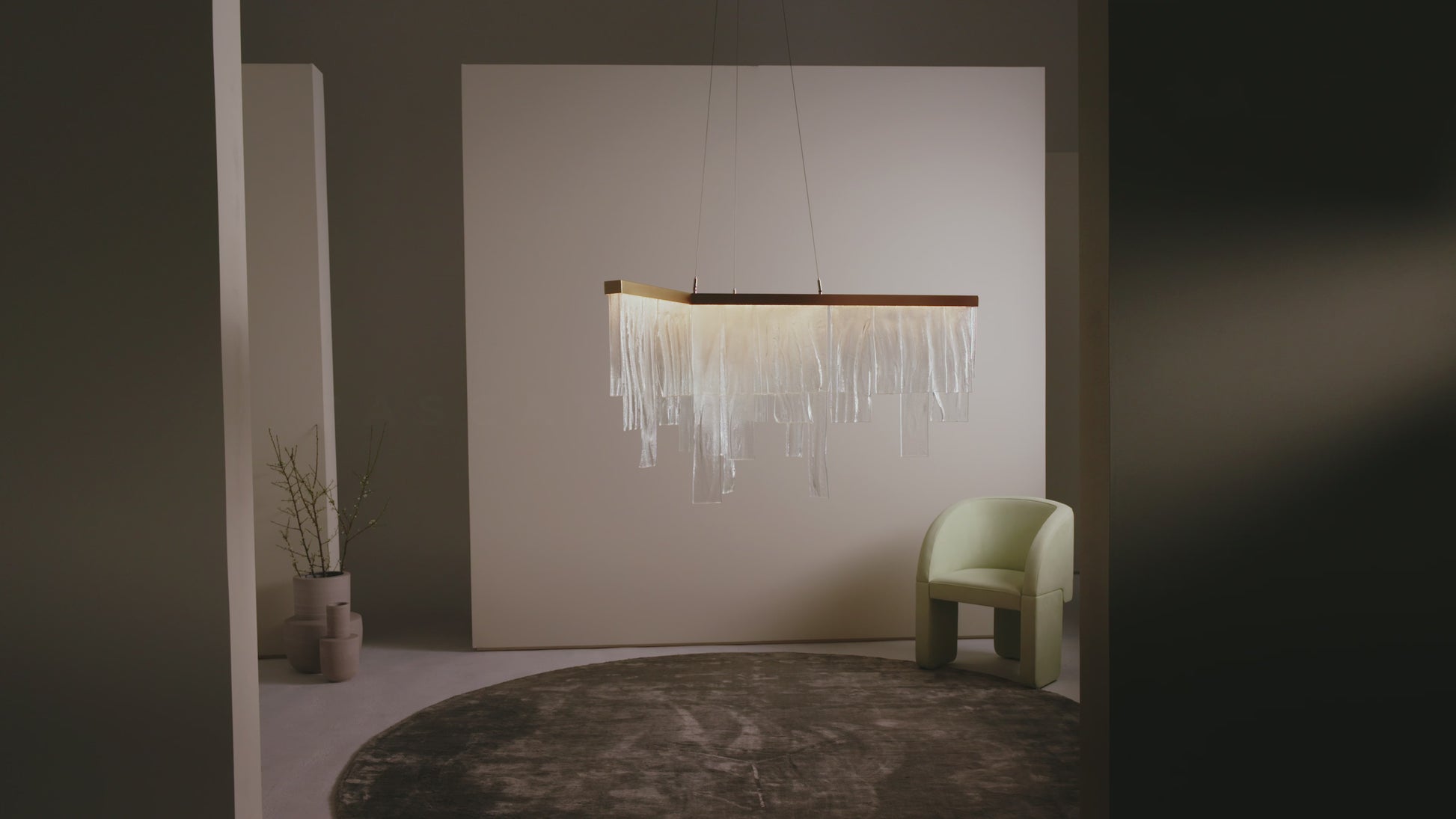 Cascata LED Chandelier - Video.