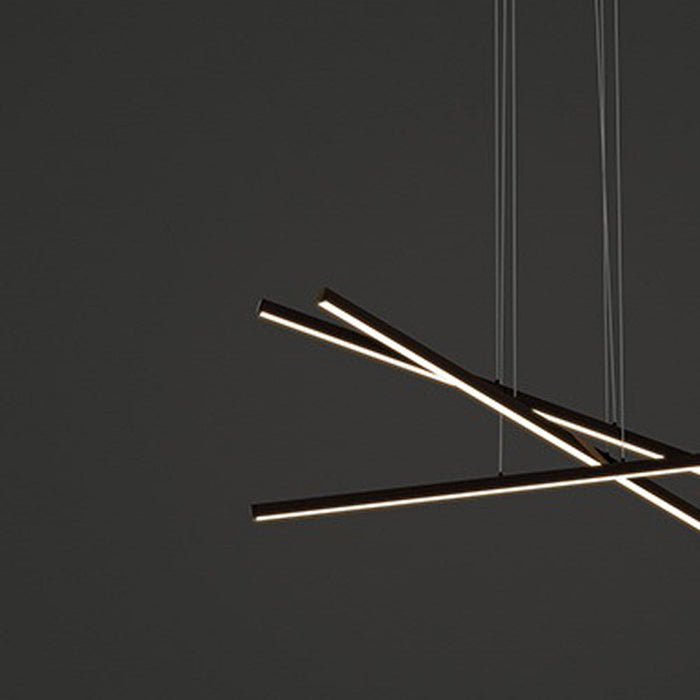 Pix Sticks Cirrus 3-Light 48-Inch LED Pendant Light in Detail.