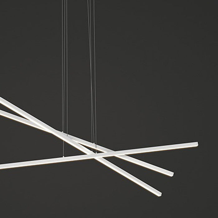 Pix Sticks Cirrus 3-Light 60-Inch LED Pendant Light in Detail.