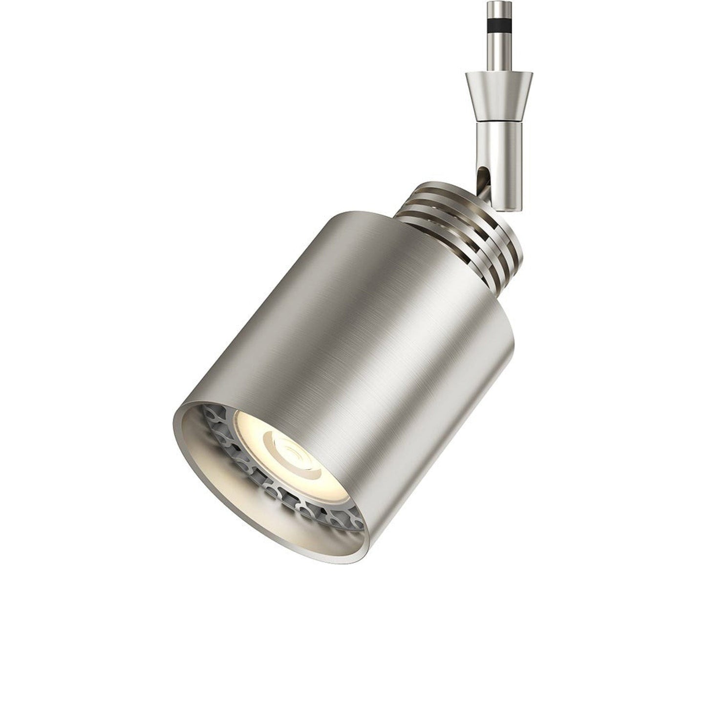 Rebel LED Fast Jack Head in Satin Nickel.