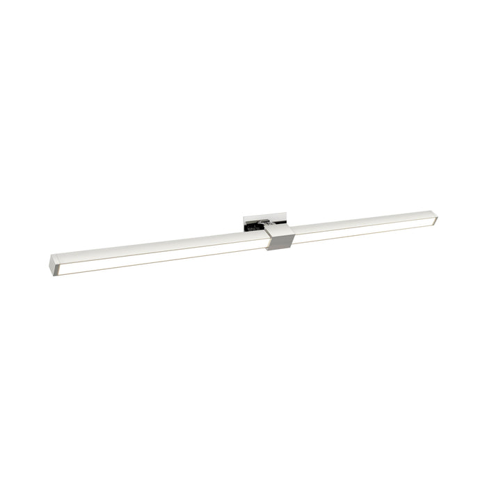 Tie Stix 2-Light Adjustable 24-Inch LED Vanity Wall Light with Remote Power in Chrome (1" Rectangle ).