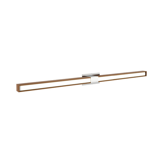 Tie Stix 2RE 2-Light LED Wood Vanity Wall Light.