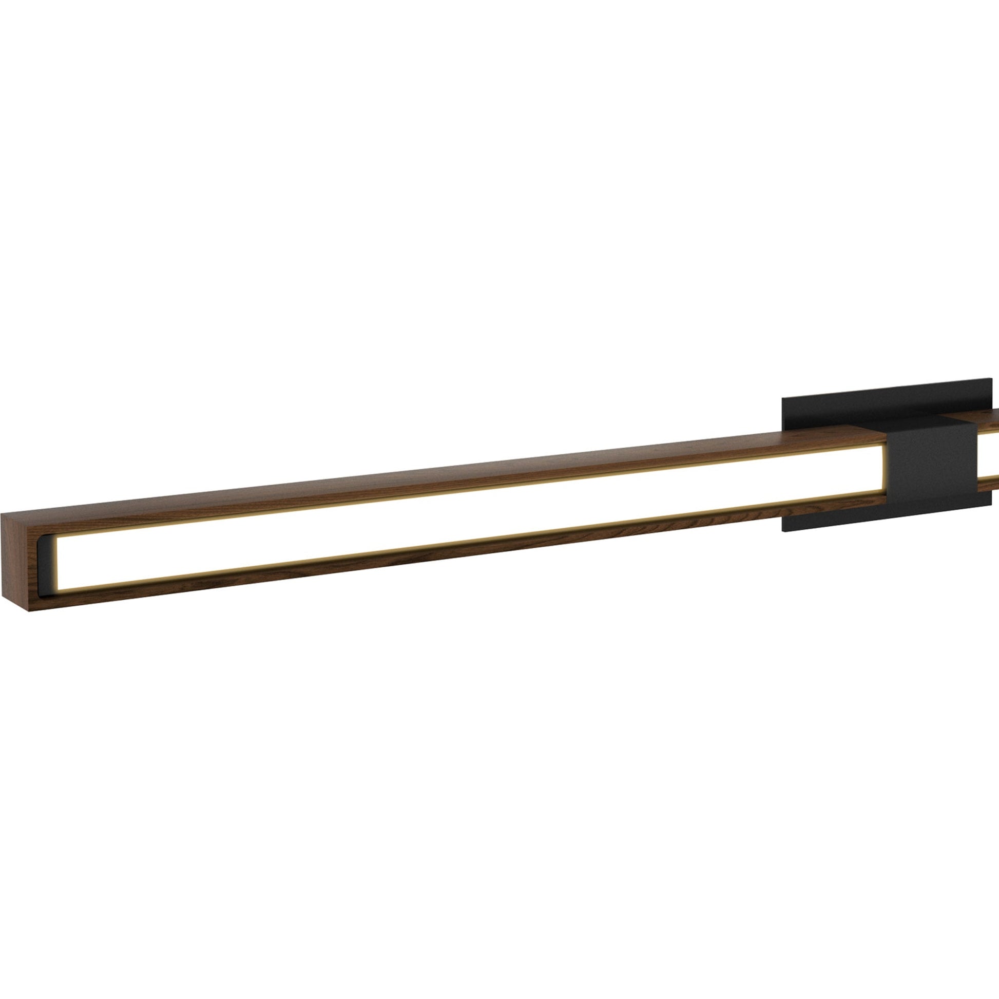 Tie Stix 2RE 2-Light LED Wood Vanity Wall Light in Detail.
