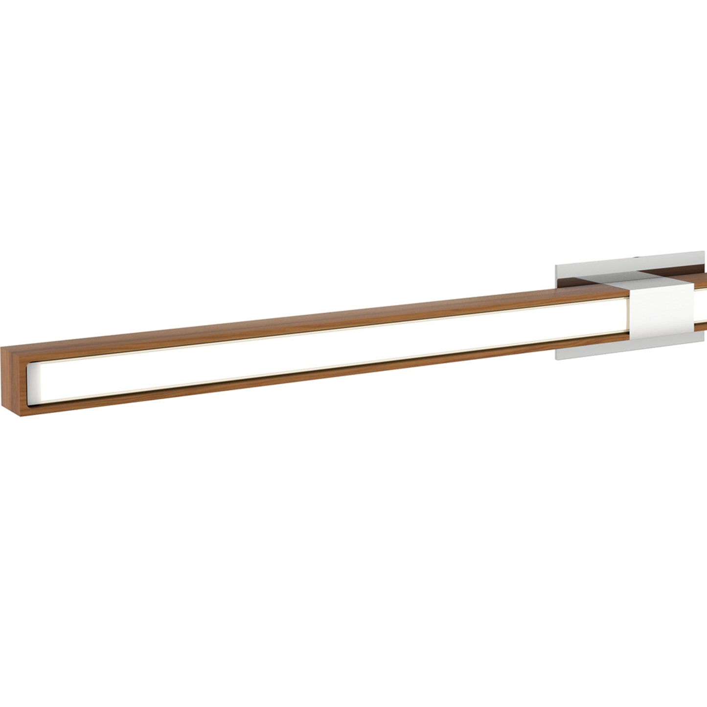 Tie Stix 2RE 2-Light LED Wood Vanity Wall Light in Detail.