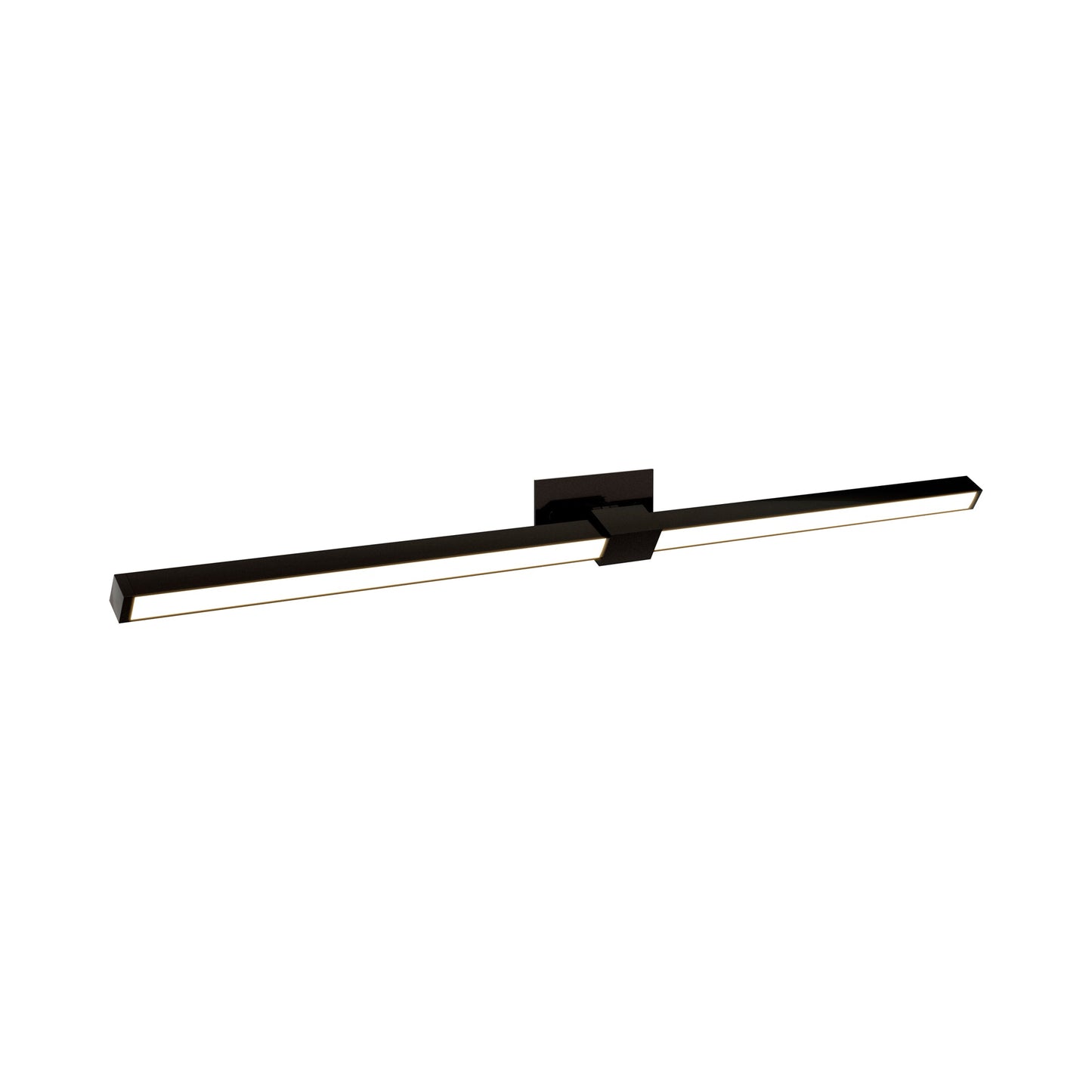 Tie Stix 2RE Adjustable 2-Light LED Vanity Wall Light in Antique Bronze.