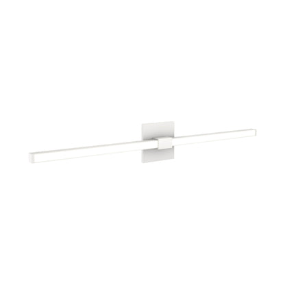 Tie Stix 4SQ 2-Light LED Vanity Wall Light in White.