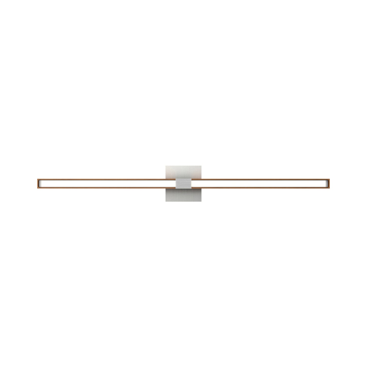 Tie Stix 4SQ 2-Light LED Wood Vanity Wall Light in Detail.