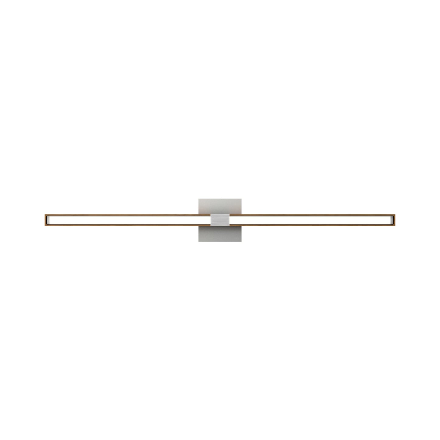 Tie Stix 4SQ 2-Light LED Wood Vanity Wall Light in Detail.