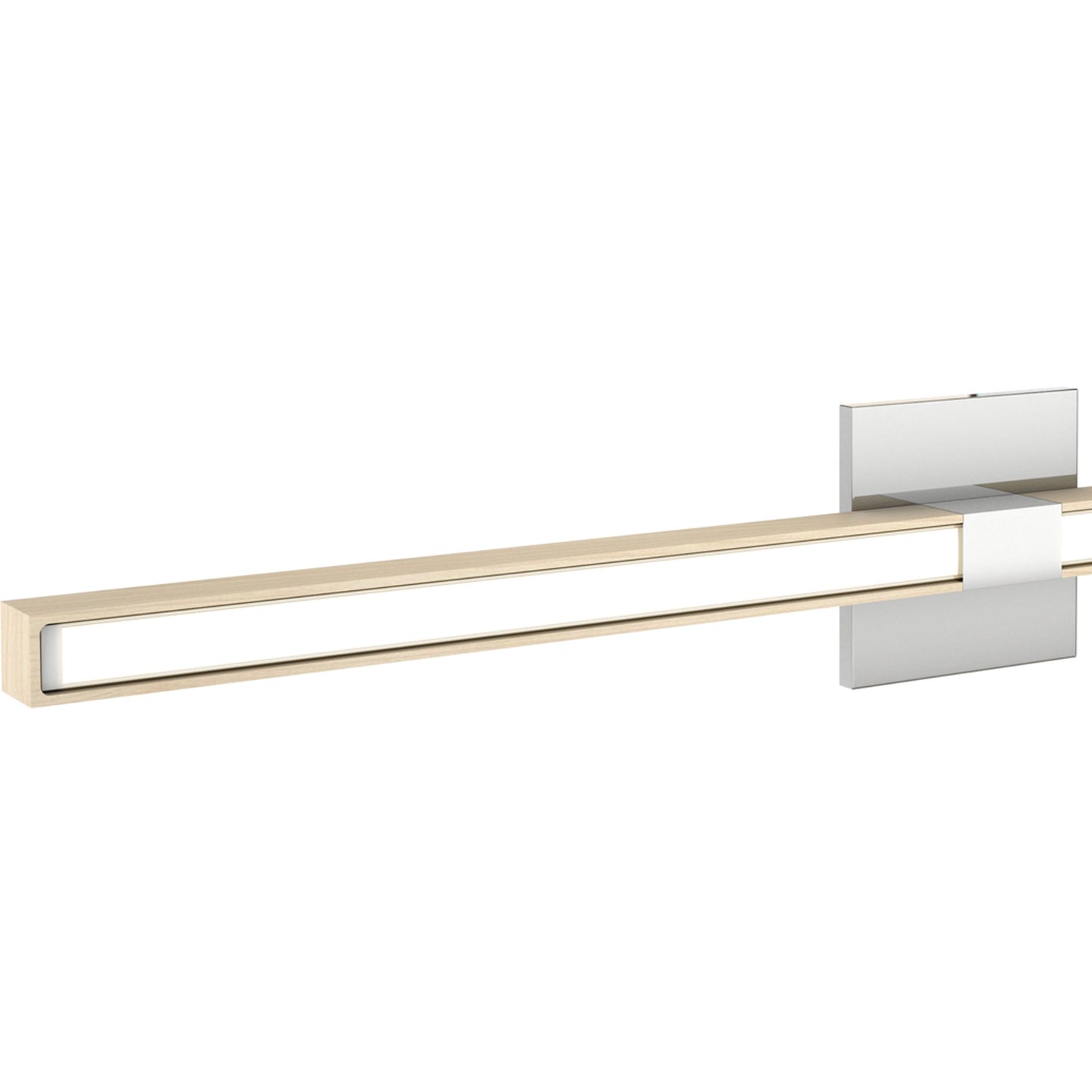 Tie Stix 4SQ 2-Light LED Wood Vanity Wall Light in Detail.