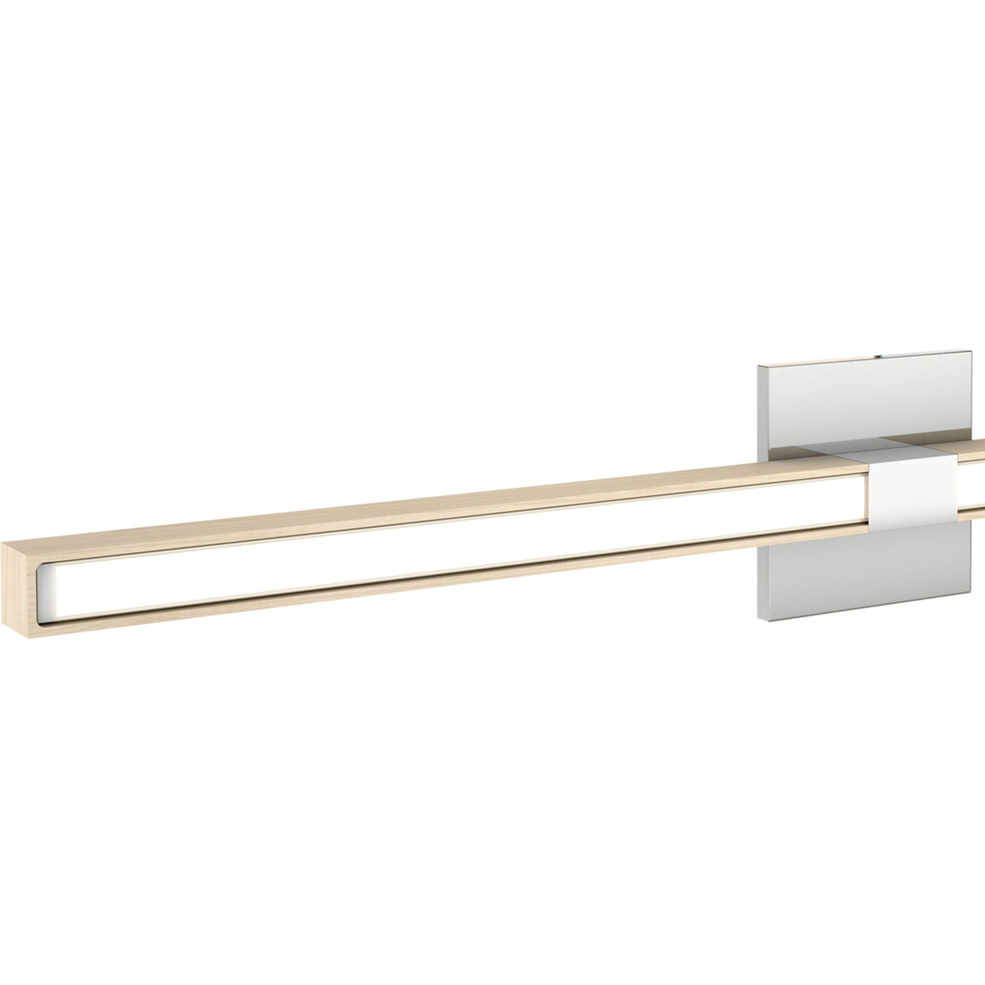 Tie Stix 4SQ 2-Light LED Wood Vanity Wall Light in Detail.