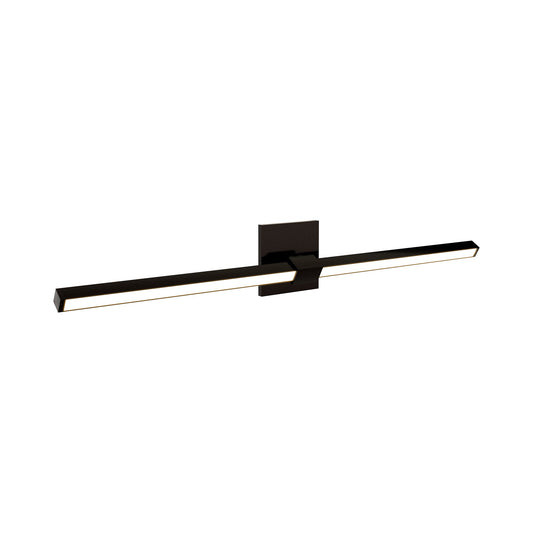 Tie Stix 4SQ Adjustable 2-Light LED Vanity Wall Light.