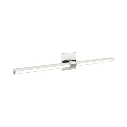 Tie Stix 4SQ Adjustable 2-Light LED Vanity Wall Light in Chrome.