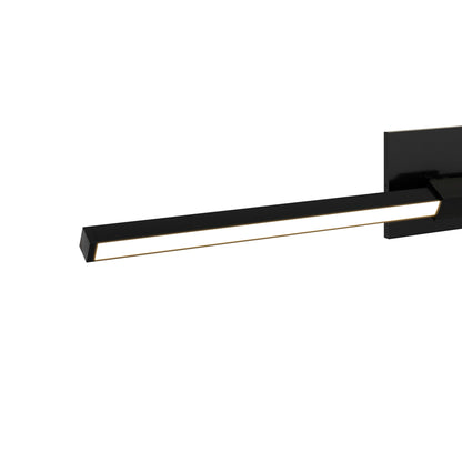 Tie Stix 4SQ Adjustable 2-Light LED Vanity Wall Light in Detail.