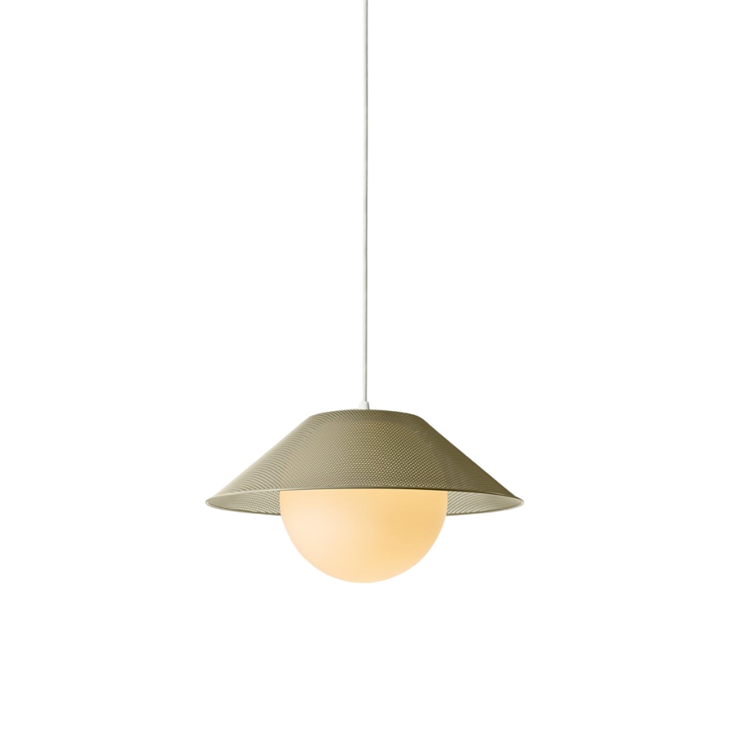 Akoya LED Pendant Light in Silk Grey (16-Inch).
