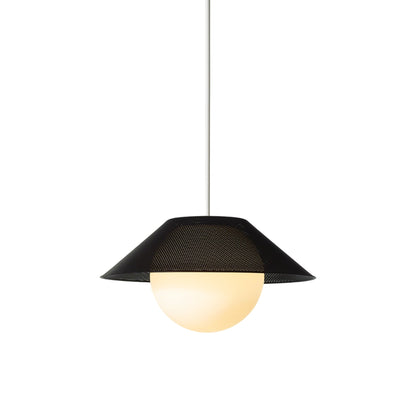 Akoya LED Pendant Light in Matte Black (22-Inch).