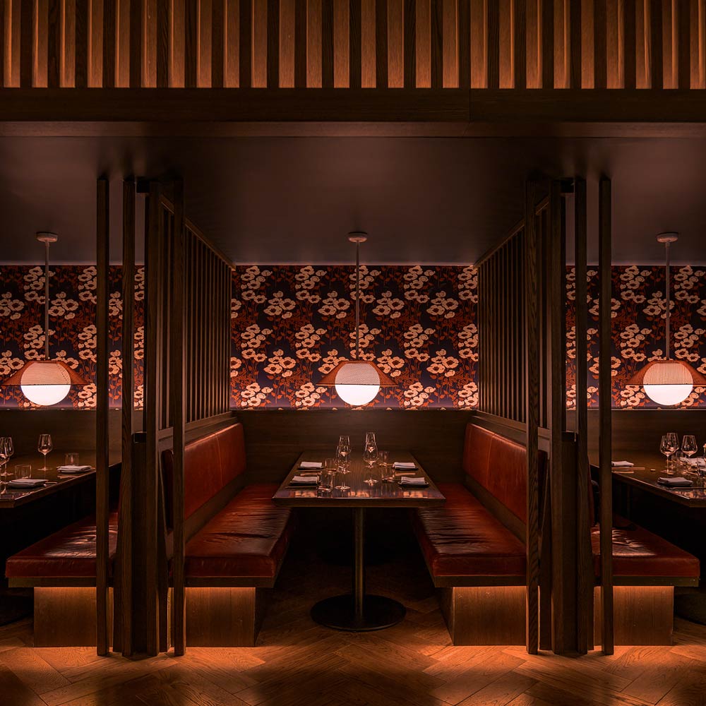 Akoya LED Pendant Light in restaurant.
