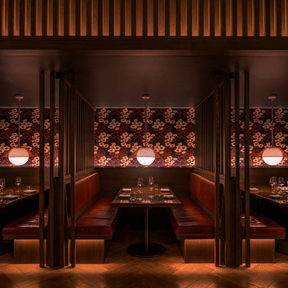 Akoya LED Pendant Light in restaurant.