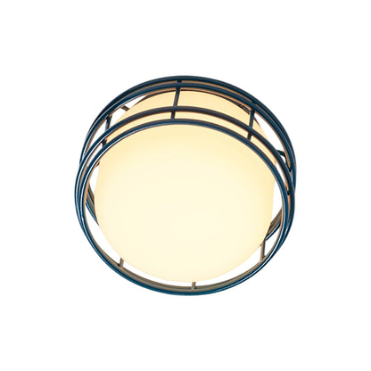Cape LED Flush Mount Ceiling Light in Ocean Blue (Small).