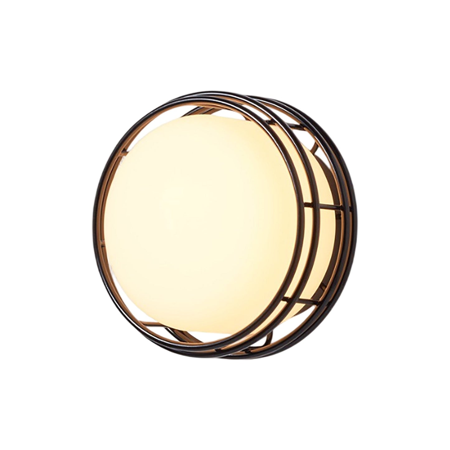 Cape LED Wall Light in Jet Black (Small).