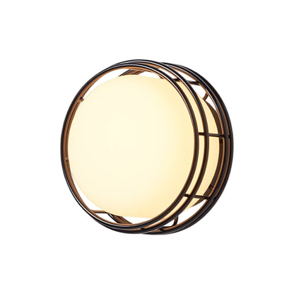 Cape LED Wall Light in Jet Black (Small).