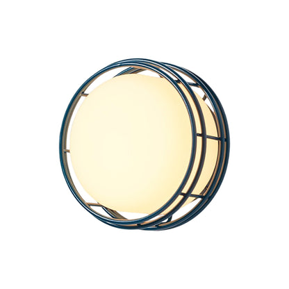 Cape LED Wall Light in Ocean Blue (Small).