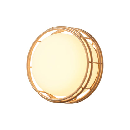 Cape LED Wall Light in Taupe (Small).