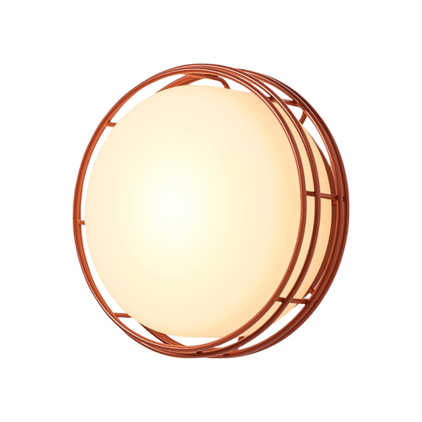 Cape LED Wall Light in Copper Brown (Medium).