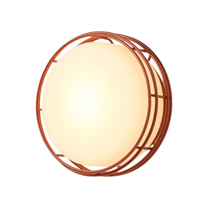 Cape LED Wall Light in Copper Brown (Medium).