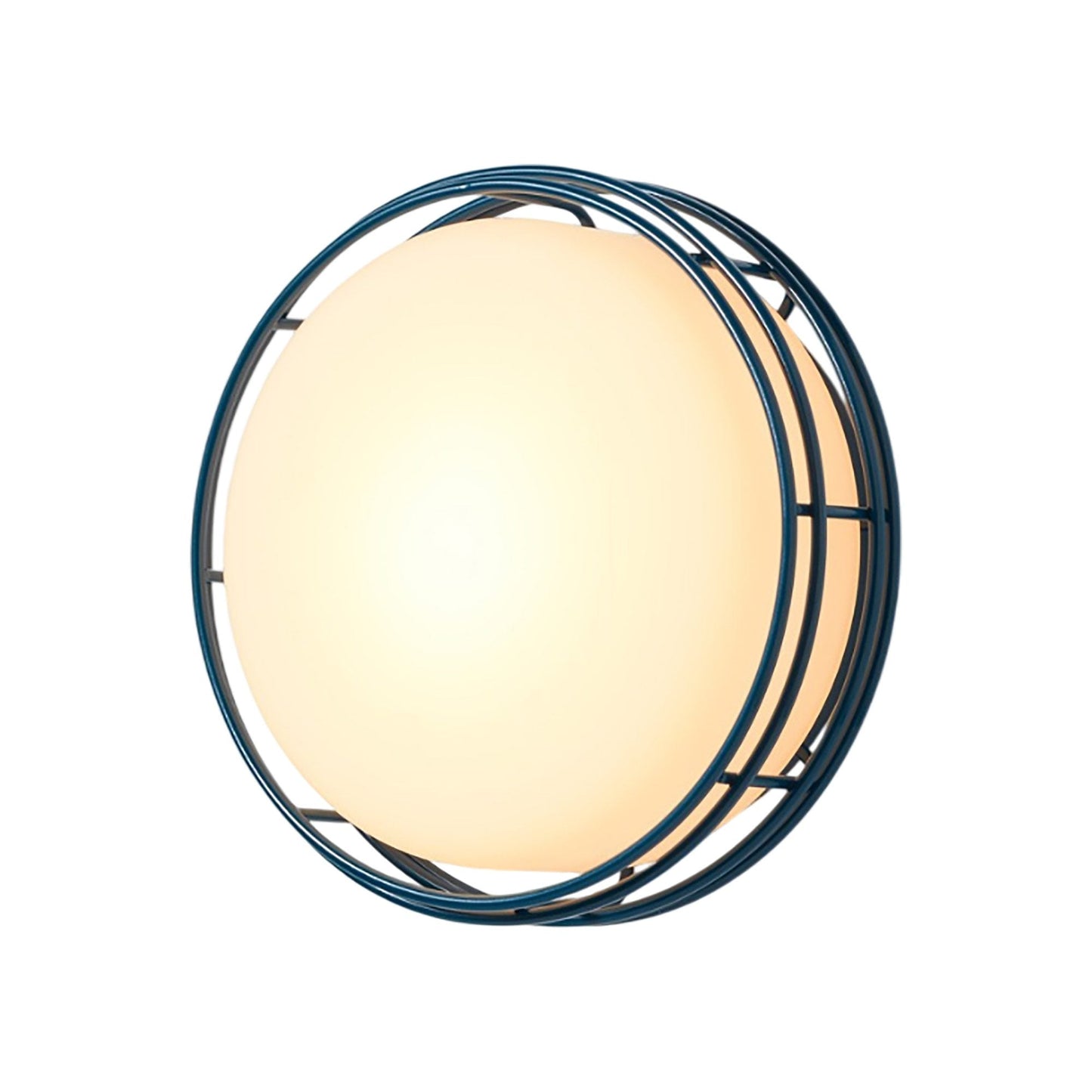 Cape LED Wall Light in Ocean Blue (Medium).