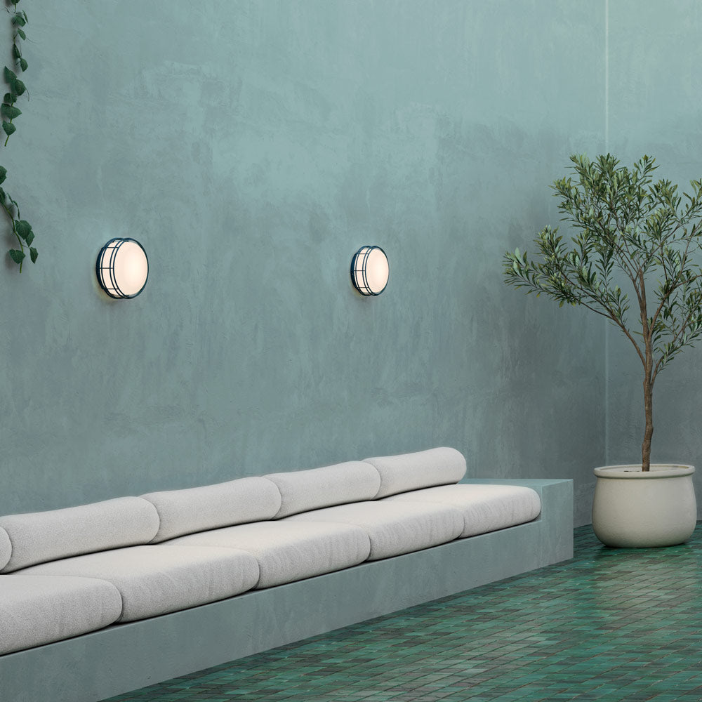 Cape LED Wall Light in living room.