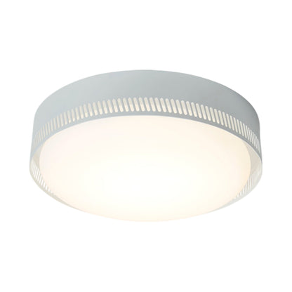 Centro LED Flush Mount Ceiling Light in Matte White.