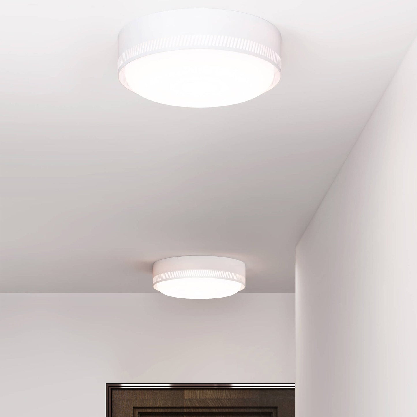 Centro LED Flush Mount Ceiling Light in Detail.