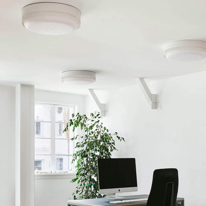 Centro LED Flush Mount Ceiling Light in office.