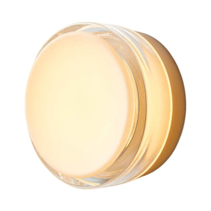 Copia LED Wall Light in Simply Clear/Natural Anodized.
